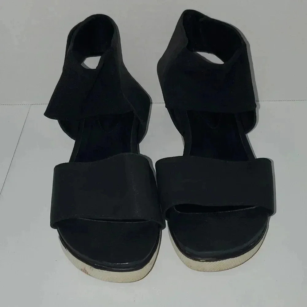 Eileen Fisher Sport Wedge Sneaker‎ Sandal Size 8.5